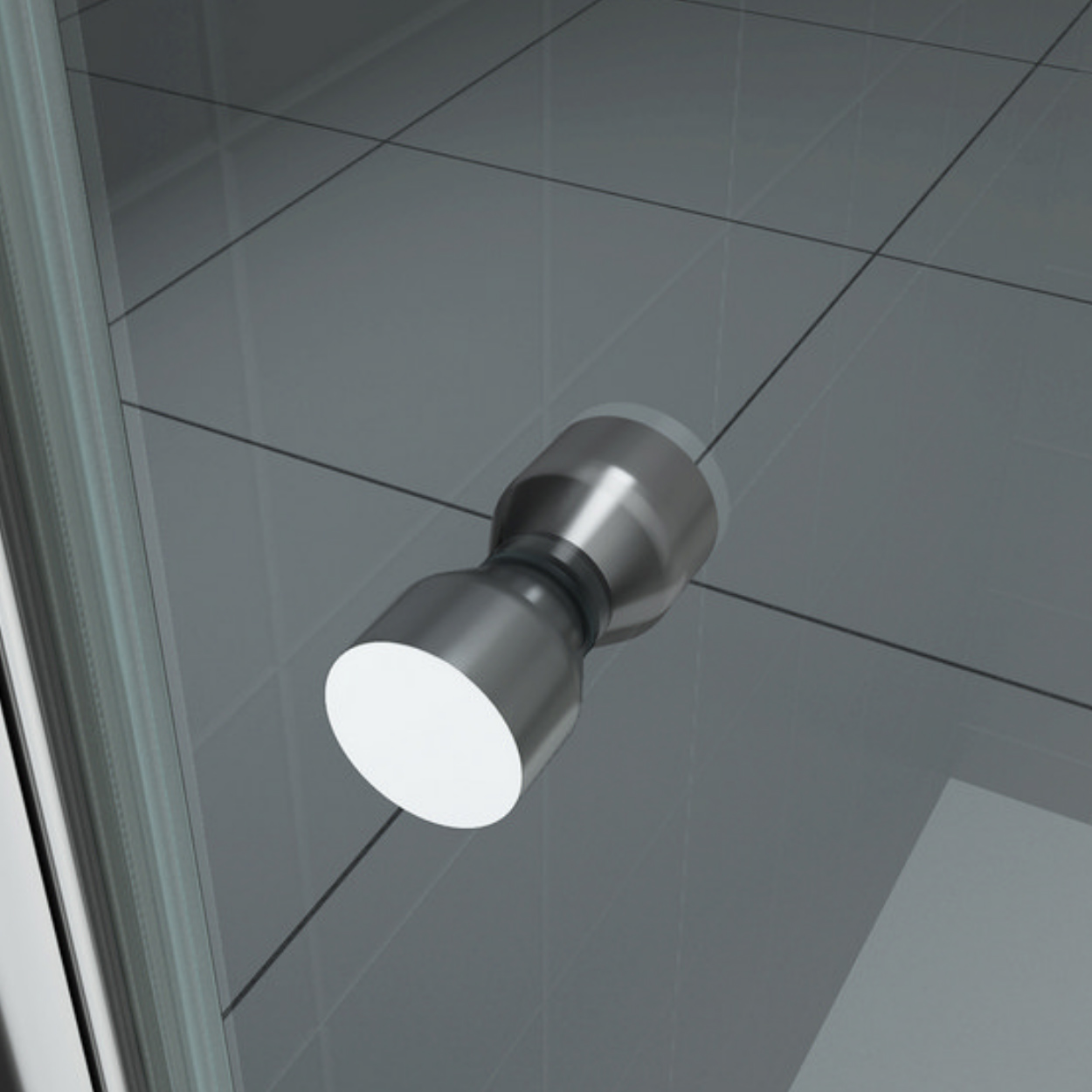Wiesbaden Between Nisdeur 8mm Nano Helder Glas / Chroom